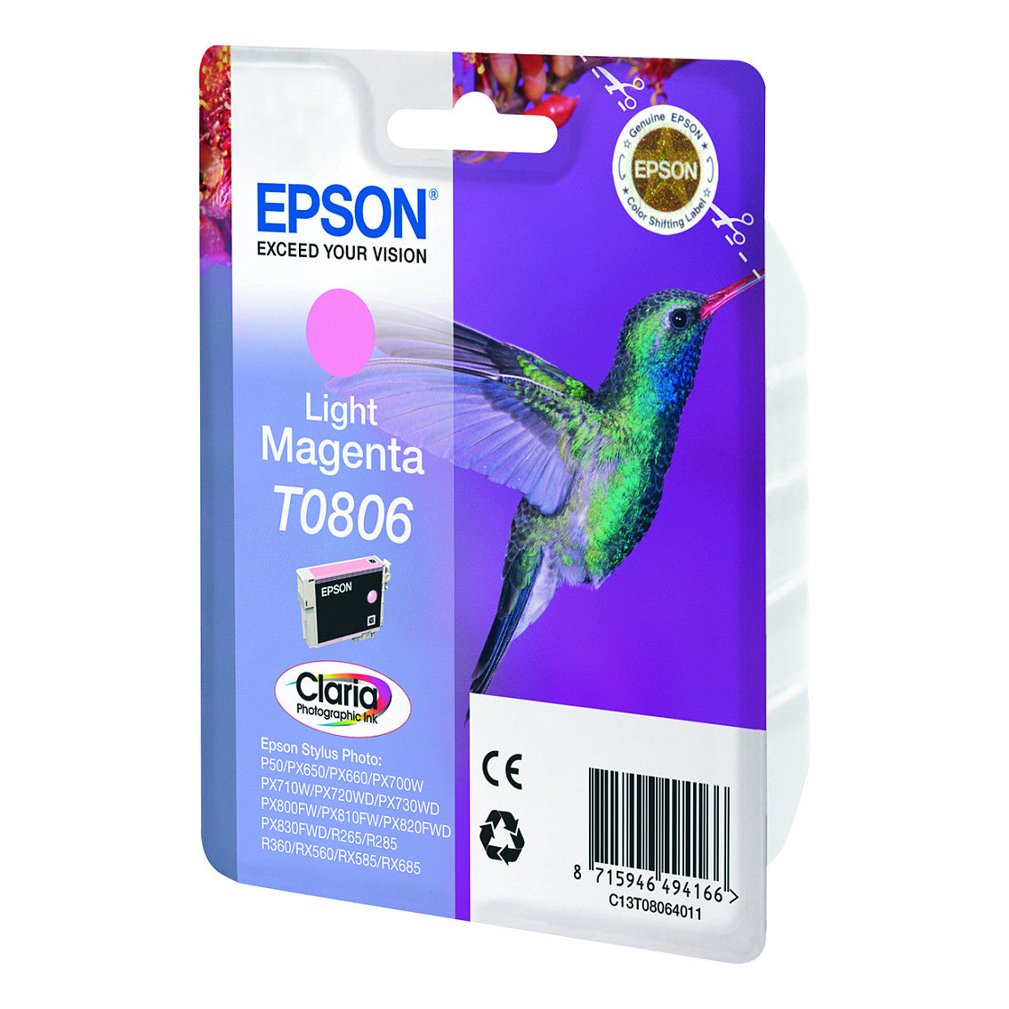 Epson T080640 photo-magenta NEU