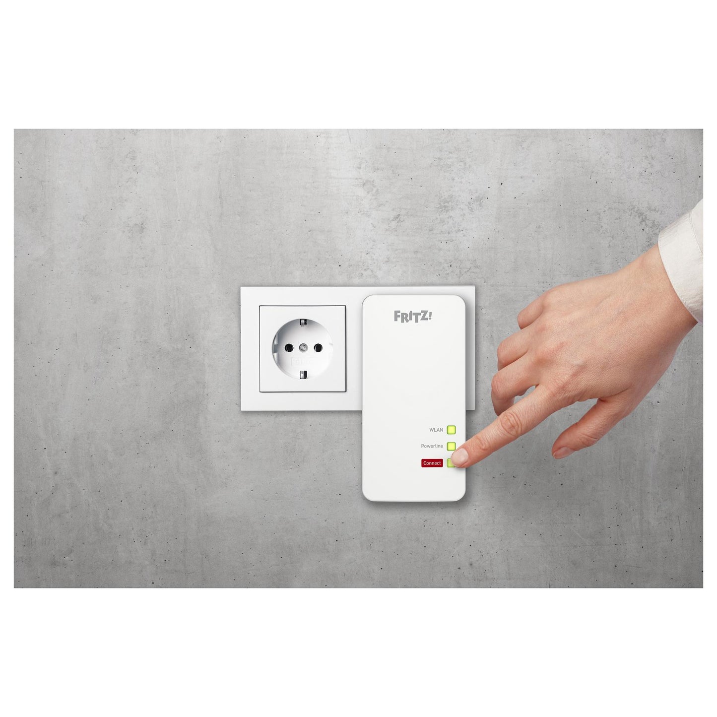 AVM FRITZ! Powerline 1260E 1200Mbit/s Eingebauter Ethernet-Anschluss WLAN white 1Stück(e) Single