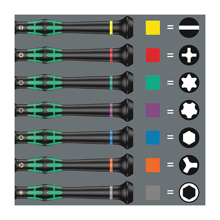Wera Kraftform Micro-Set Schraubendrehersatz 12-tlg.