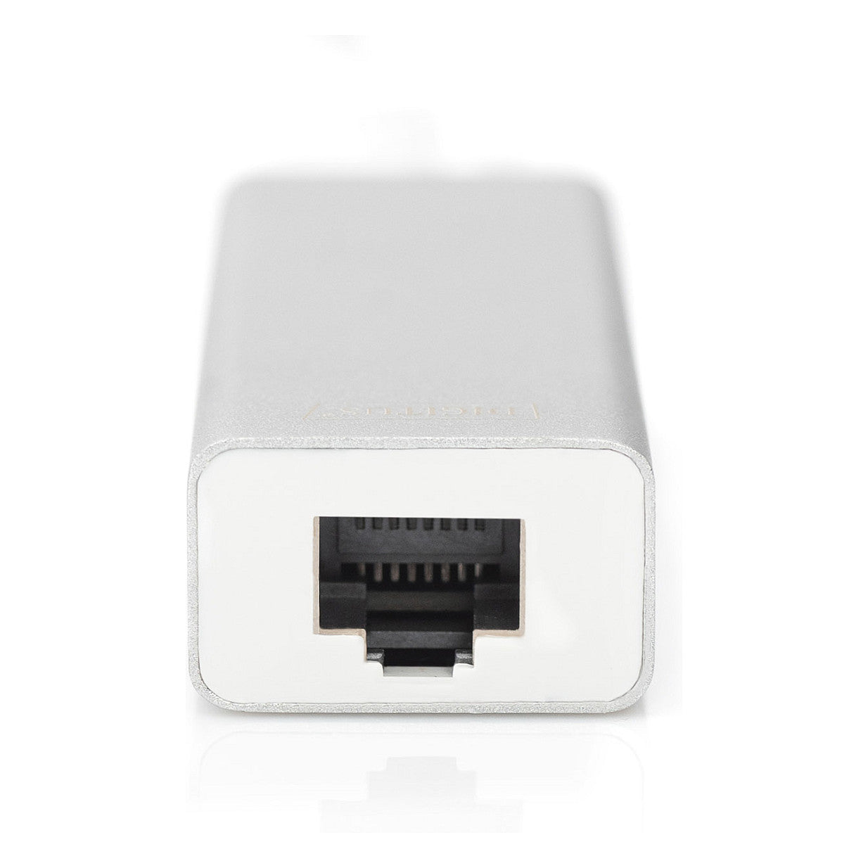 DIGITUS USB Adapter USB3.0/C -> GB Ethernet+3-Port-Hub weiss