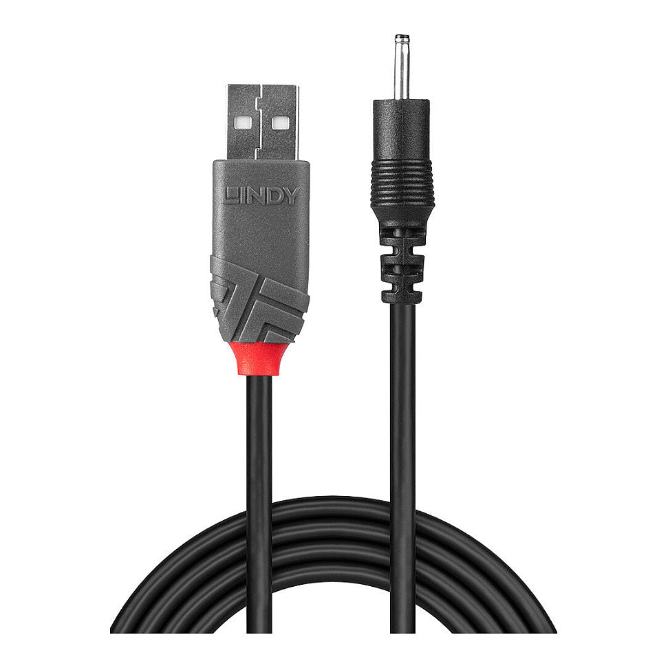 Lindy USB-Ladekabel - 4-poliger USB-Anschluss Typ A (nur Strom) (M) - DC jack 2.3 mm (ID: 0.7 mm) (M)