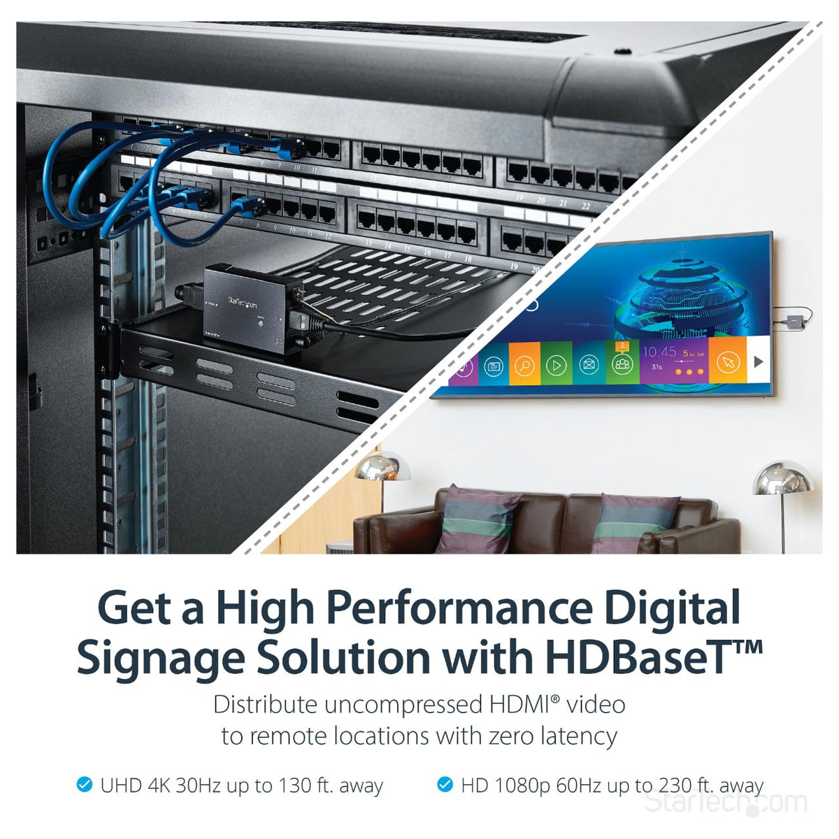 HDMI EXTENDER UEBER CAT5E/CAT6