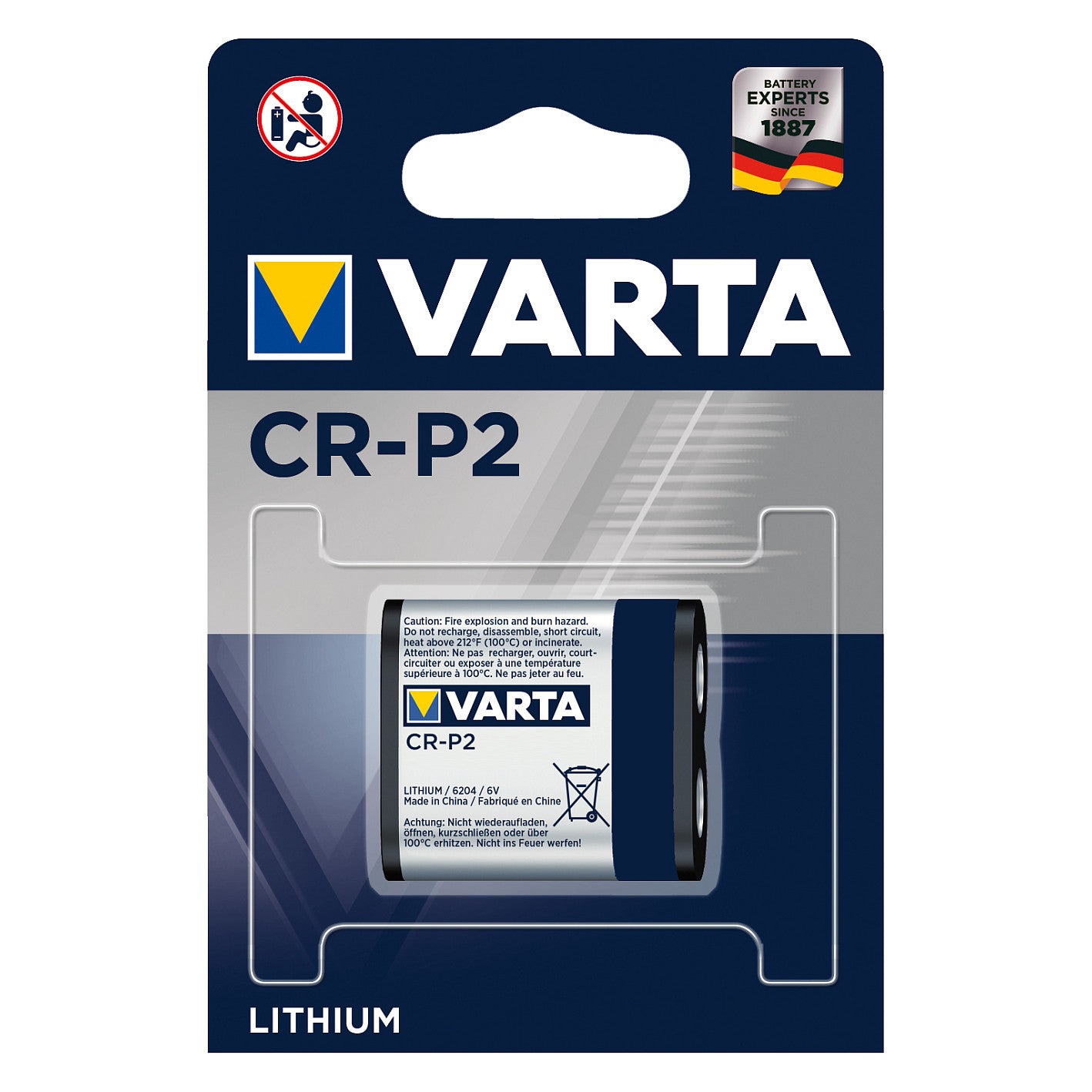 Batterie Photo CR-P2 6V *Varta*