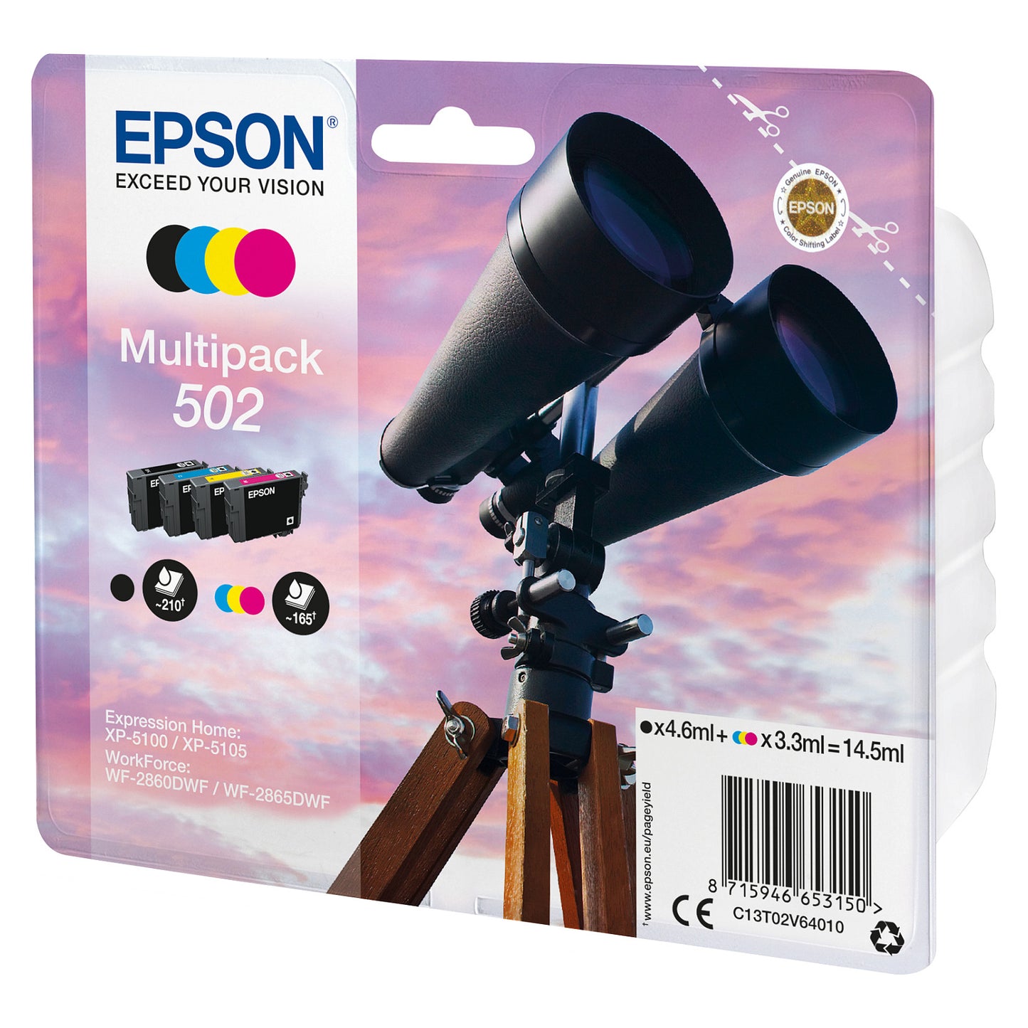 Epson 502 C13T02V64010 CMYK