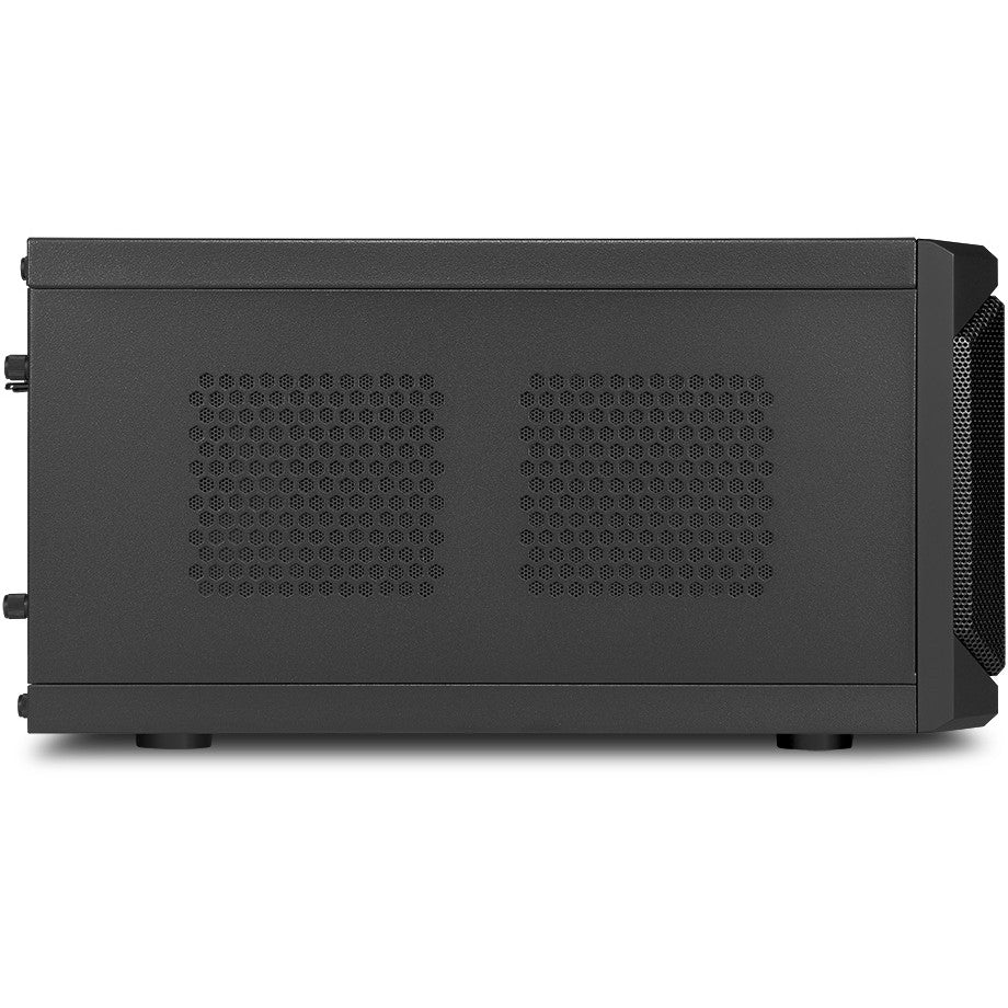 Sharkoon QB One Schwarz - Midi/Minitower ITX, Mini-ITX 3,5 " - PC-/Server Netzteil Kühler - USB, USB 2.0, USB 3.0