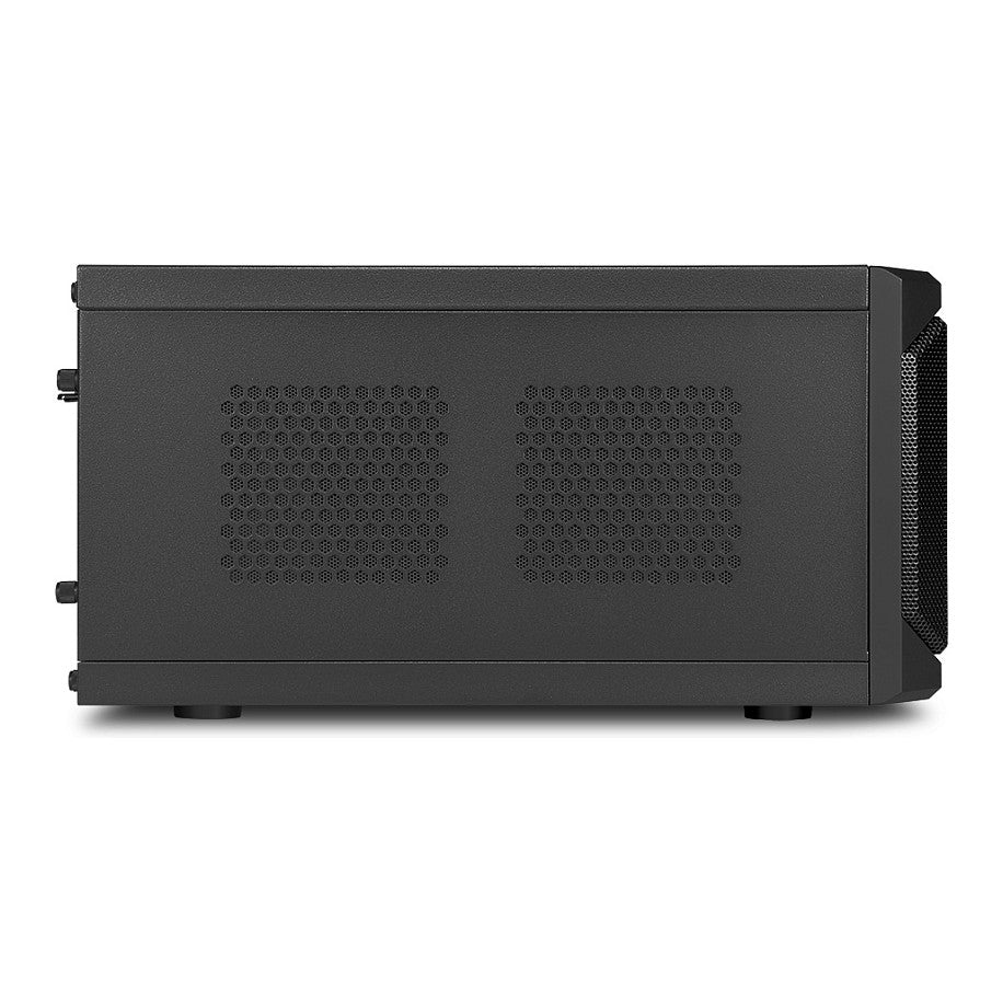 Sharkoon QB One Schwarz - Midi/Minitower ITX, Mini-ITX 3,5 " - PC-/Server Netzteil Kühler - USB, USB 2.0, USB 3.0