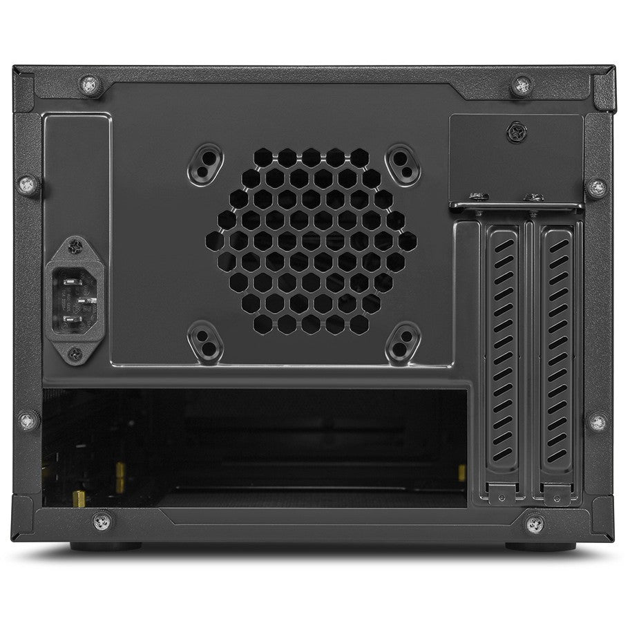 Sharkoon QB One Schwarz - Midi/Minitower ITX, Mini-ITX 3,5 " - PC-/Server Netzteil Kühler - USB, USB 2.0, USB 3.0
