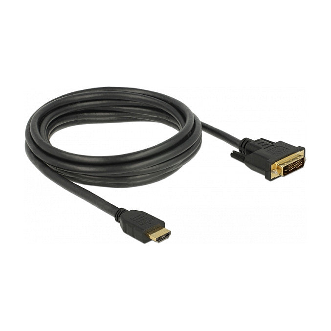 DELOCK HDMI zu DVI 24+1 Kabel bidirektional 3 m