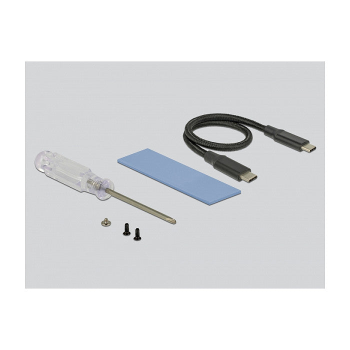 Externes Gehäuse für M.2 NVMe PCIe SSD mit SuperSpeed USB 10 Gbps USB Type-C™ Buchse