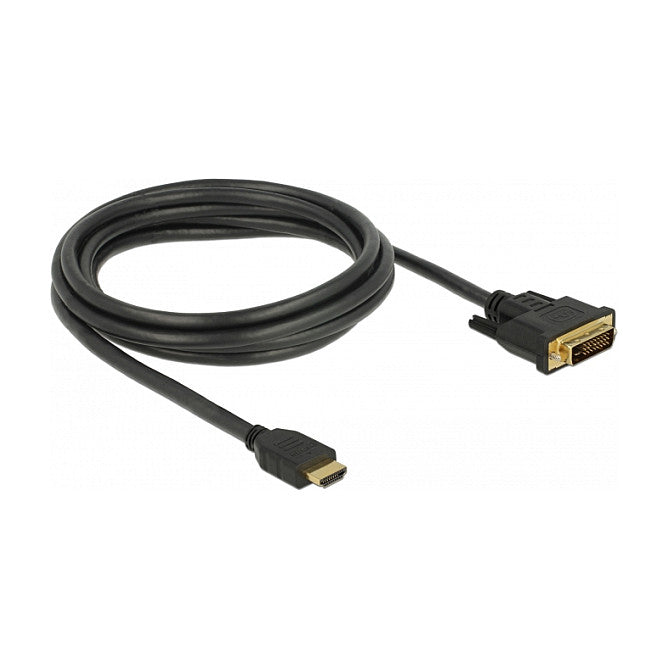 DELOCK HDMI zu DVI 24+1 Kabel bidirektional 2 m