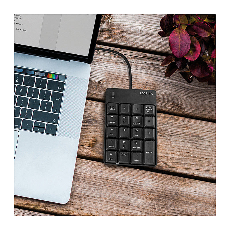 LogiLink ID0184 Numerische Tastatur Notebook Schwarz