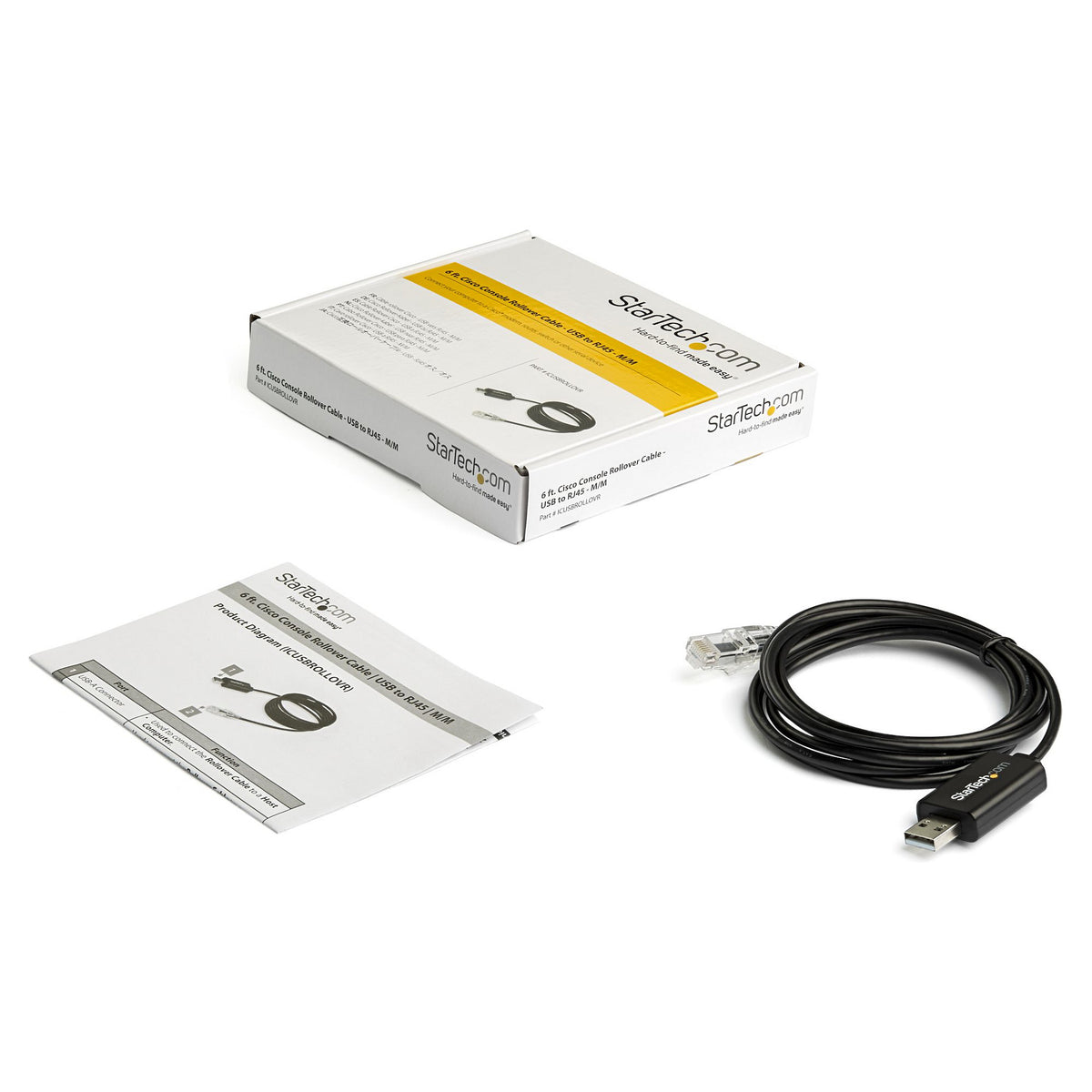 StarTech.com 1,8 m Cisco Console Cable USB to RJ45