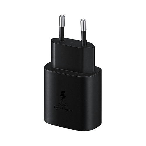 Samsung Schnellladegerät 25W Netzteil inkl. Datenkabel USB Type-C black (Retail)