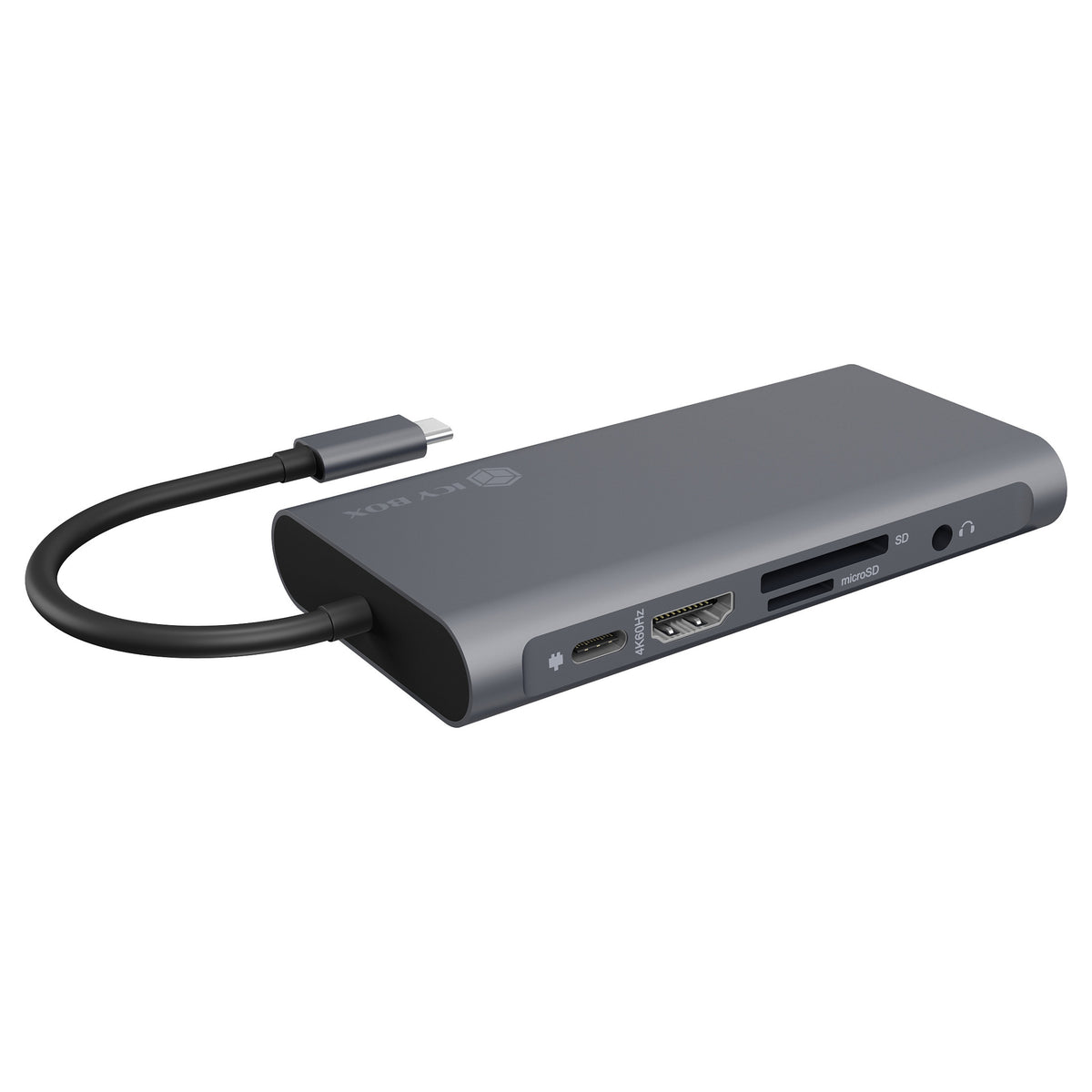 ICY BOX IB-DK4040-CPD USB-C 10-in-1 PD 100W DockingStation