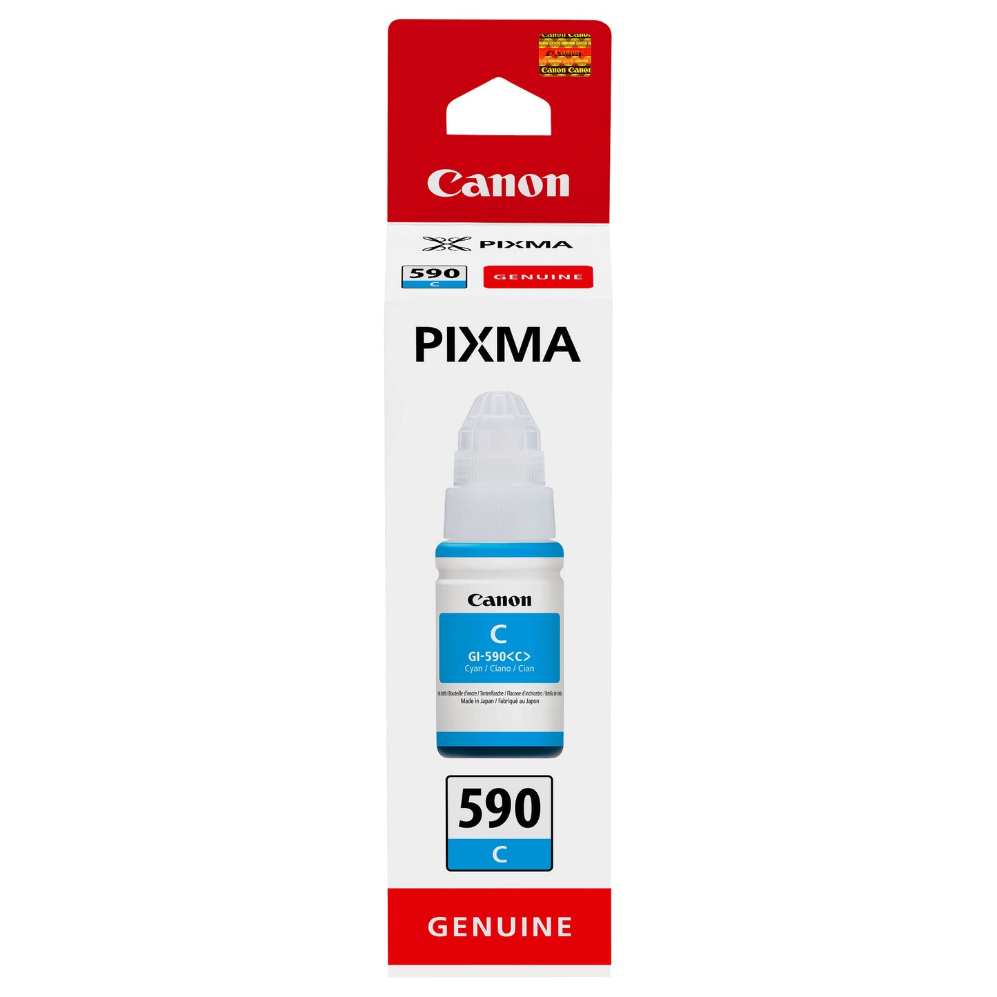 Canon Tinte GI-590 1604C001 Cyan bis zu 7.000 Seiten