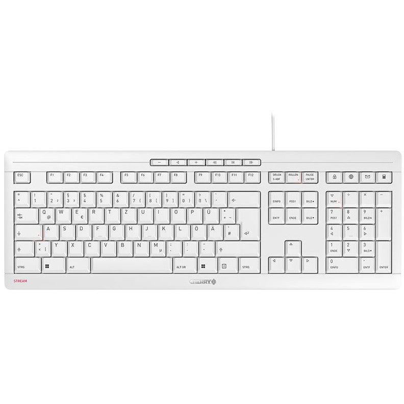 Cherry STREAM JK-8500 USB white QWERTZ DE