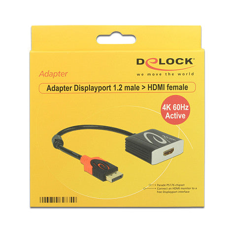 DisplayPort > HDMI (ST - BU) Adapter DeLock 4K