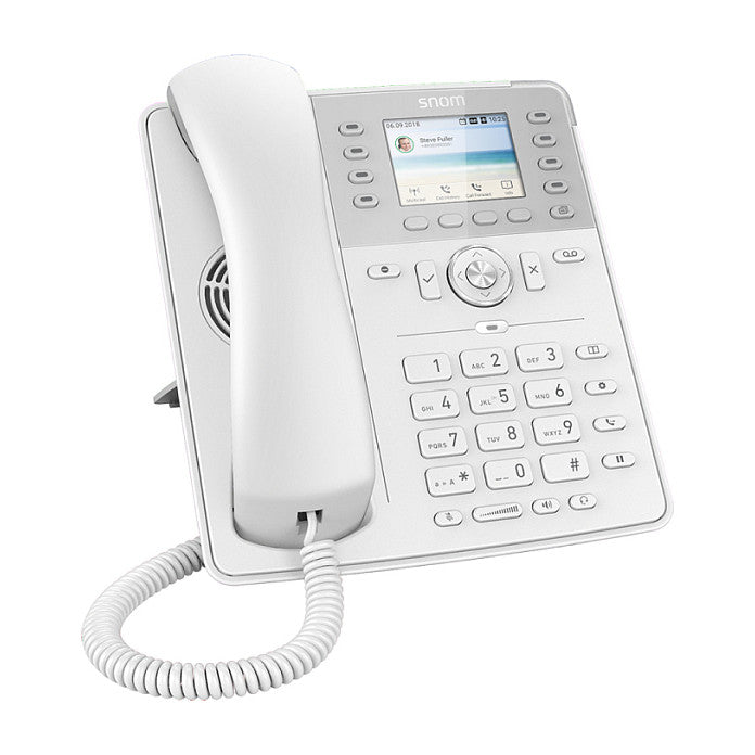SNOM D735 VOIP Tischtelefon (SIP) Gigabit White PROMO (Ohne Headset)VOIP