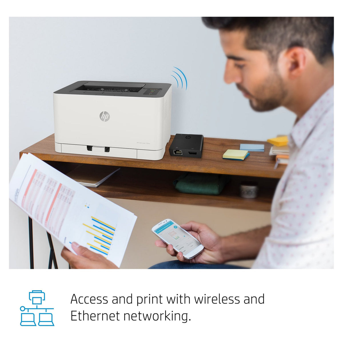 HP Color Laser 150nw A4/USB2.0/LAN/Wlan