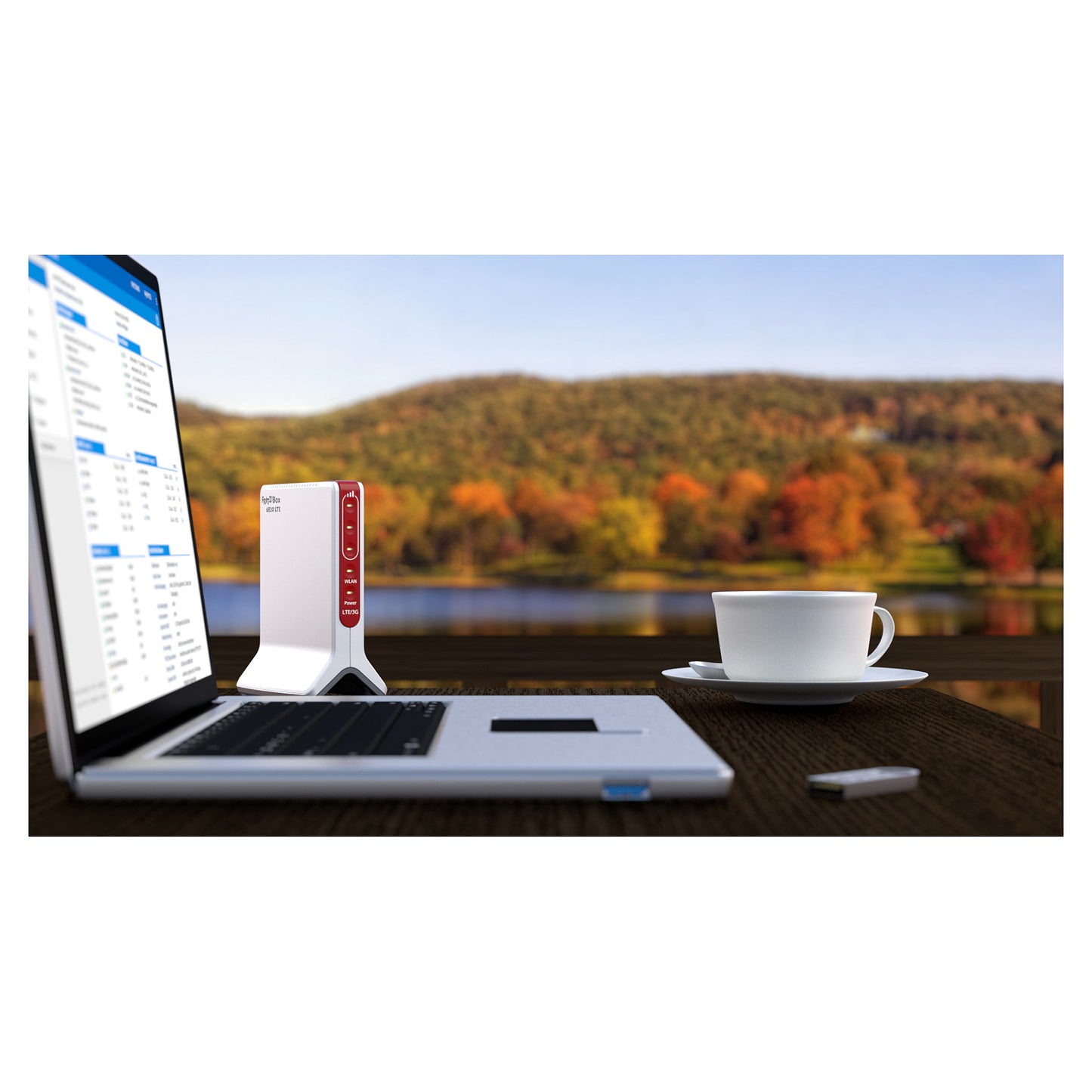 AVM FRITZ!Box 6820 LTE - Wireless Router - WWAN - 802.11b/g/n - Desktop