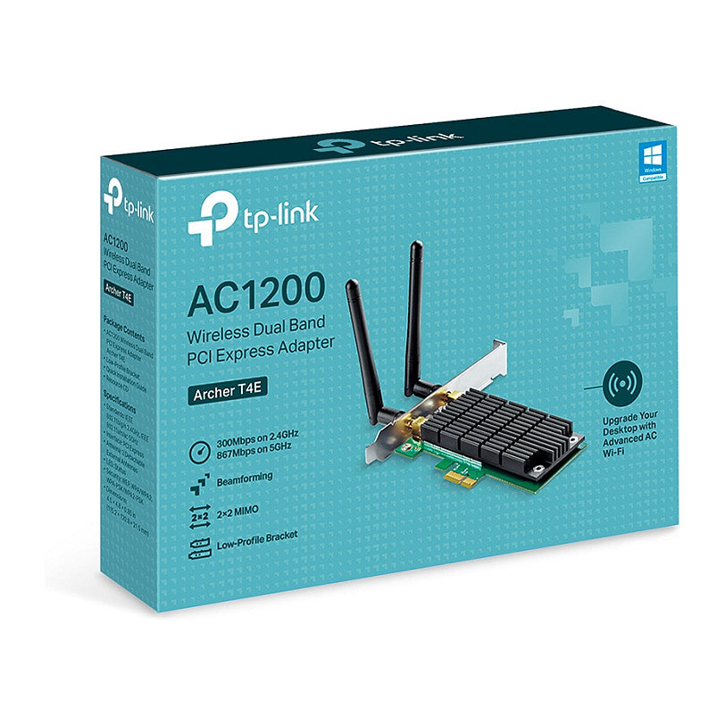 TP-LINK Archer T4E - AC1200 Dual Band Wi-Fi PCI Express Adapter