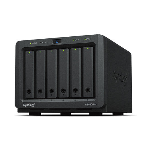 6-Bay Synology DS620SLIM - CPU Celeron J3355 - nur 2,5" Laufwerke