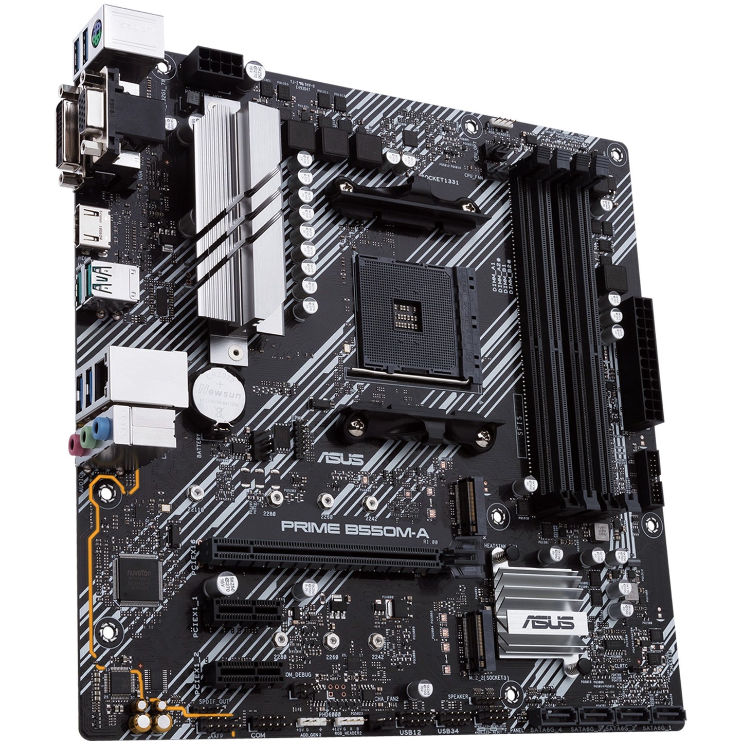 ASUS PRIME B550M-A AM4 B550/HDMI-DVI-VGA/M.2/µATX