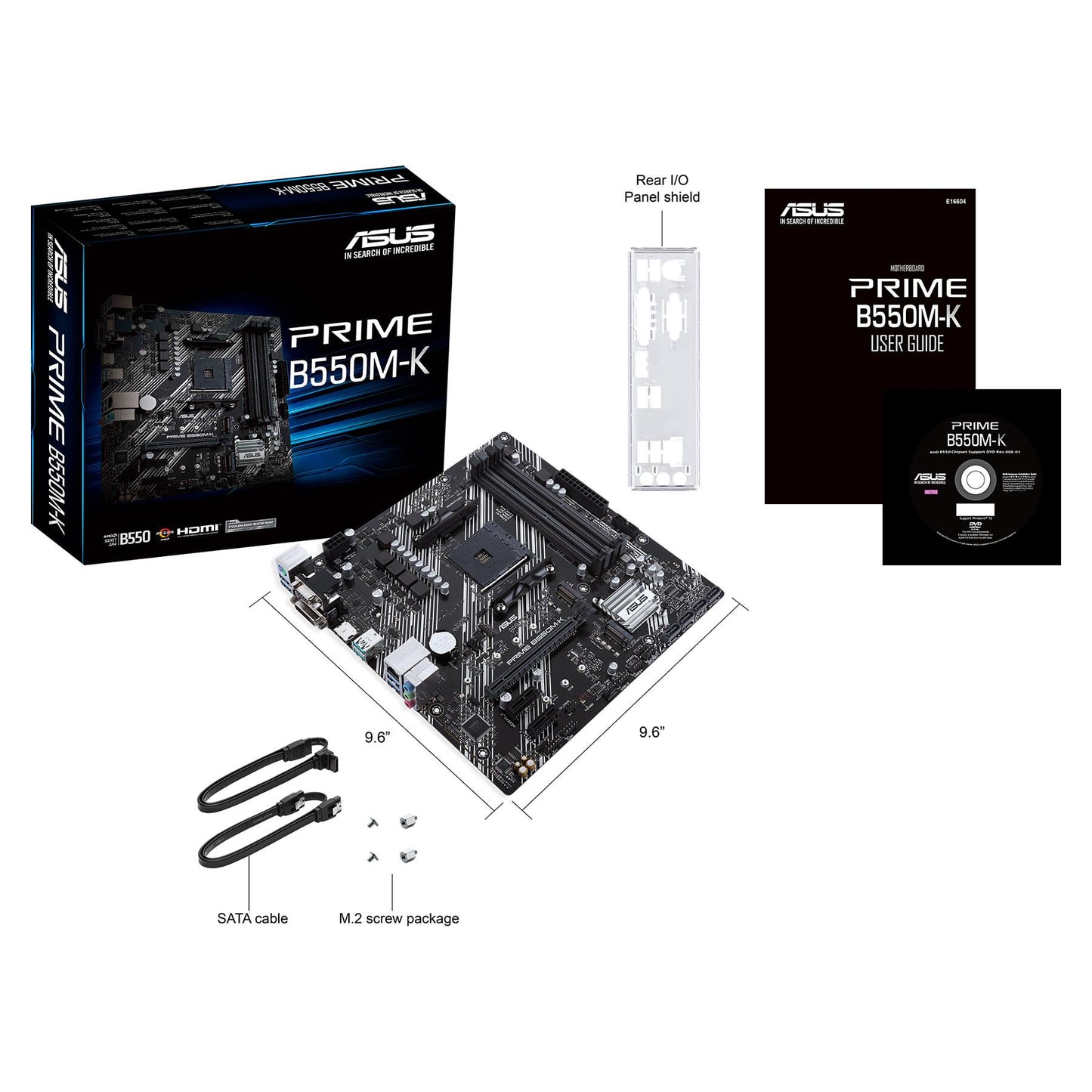 MB ASUS PRIME B550M-K (AMD.AM4.DDR4.mATX)