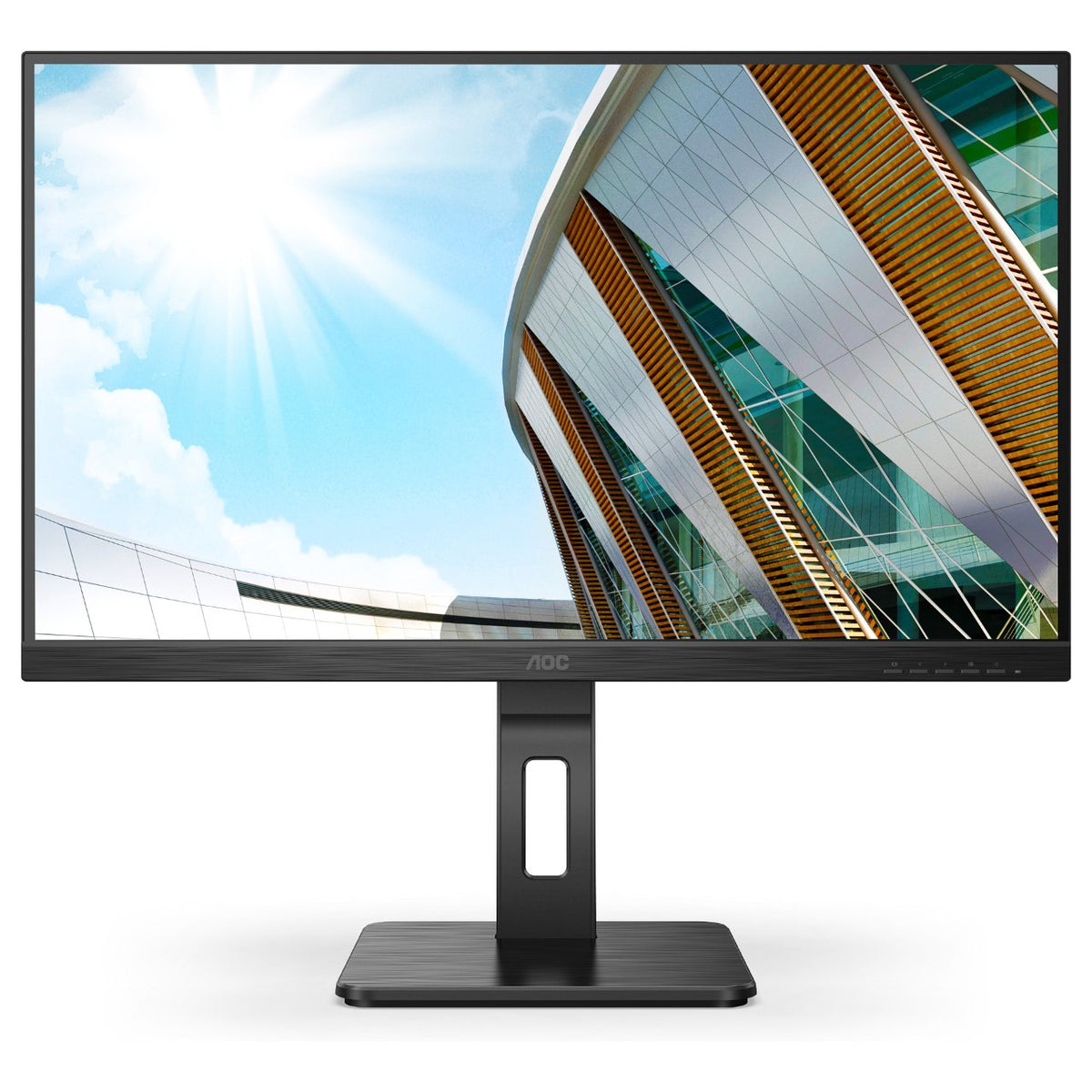 68,6cm/27" (1920 x 1080) AOC 27P2Q Full HD 4ms IPS HDMI VGA DVI DP USB 16:9 Black