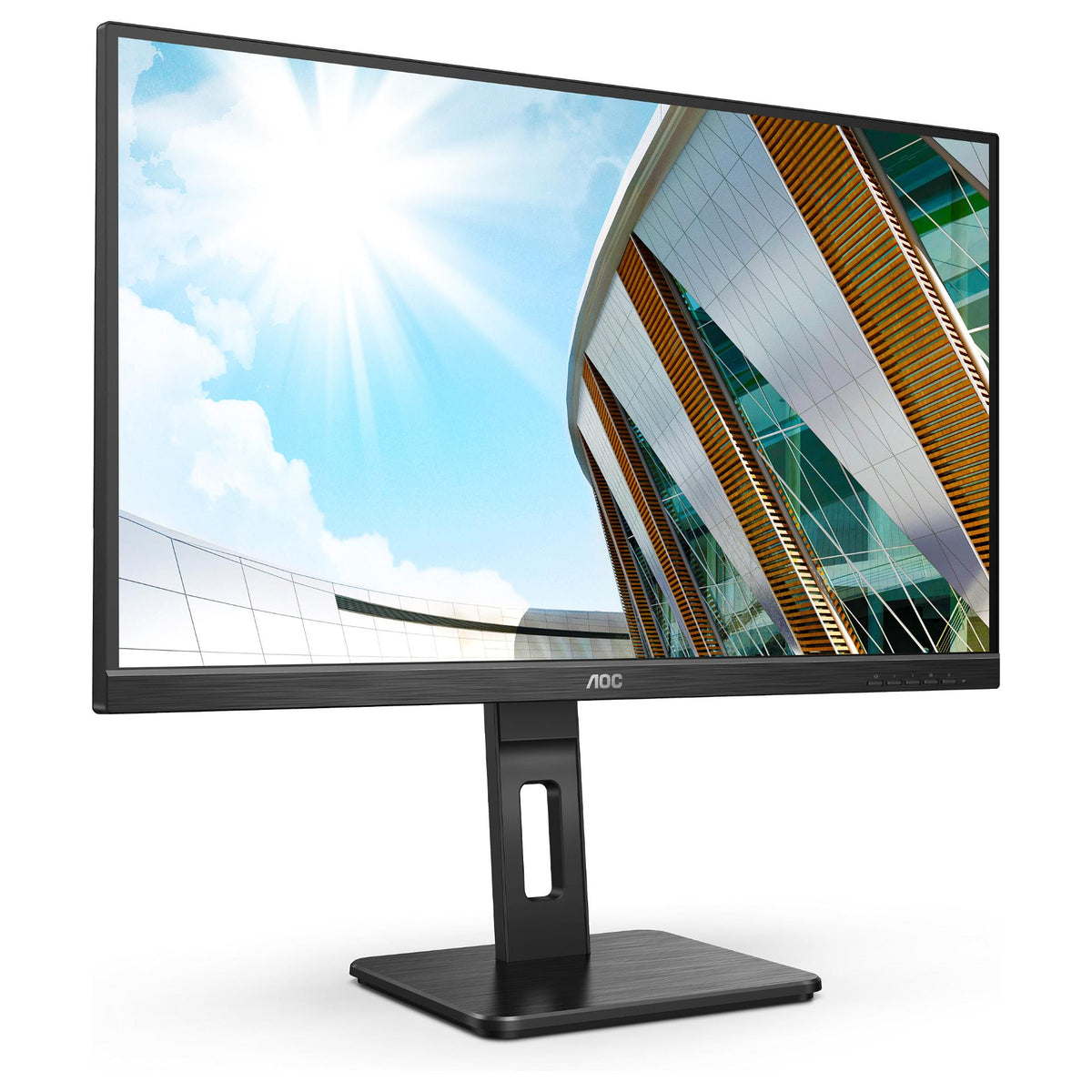68,6cm/27" (1920 x 1080) AOC 27P2Q Full HD 4ms IPS HDMI VGA DVI DP USB 16:9 Black
