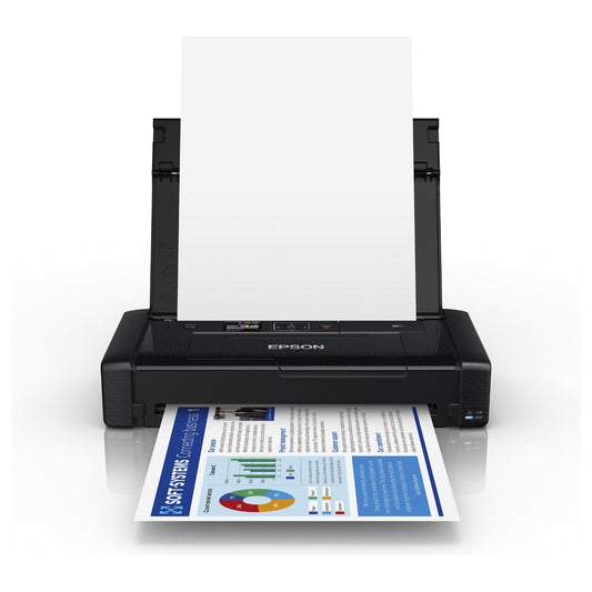 T Epson WorkForce WF-110W mobiler Tintenstrahldrucker A4 USB WLAN WiFi Direct inkl. Akku