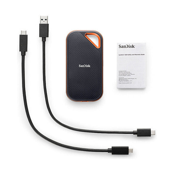2TB Sandisk Extreme PRO Portable USB 3.2 Gen2x2 Schwarz