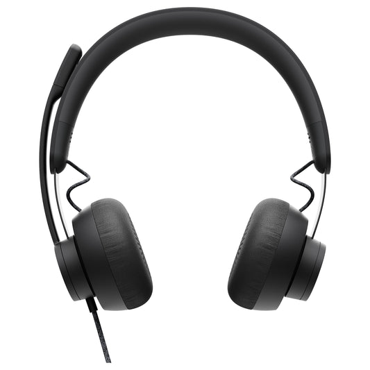 Logitech Headset Zone Wired MSFT Teams on Ear kanbelgebunden USB-C Gray