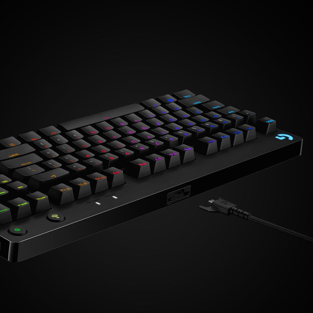 Logitech Gaming Pro USB Qwertz GX Blue mechanical kabelgebunden black