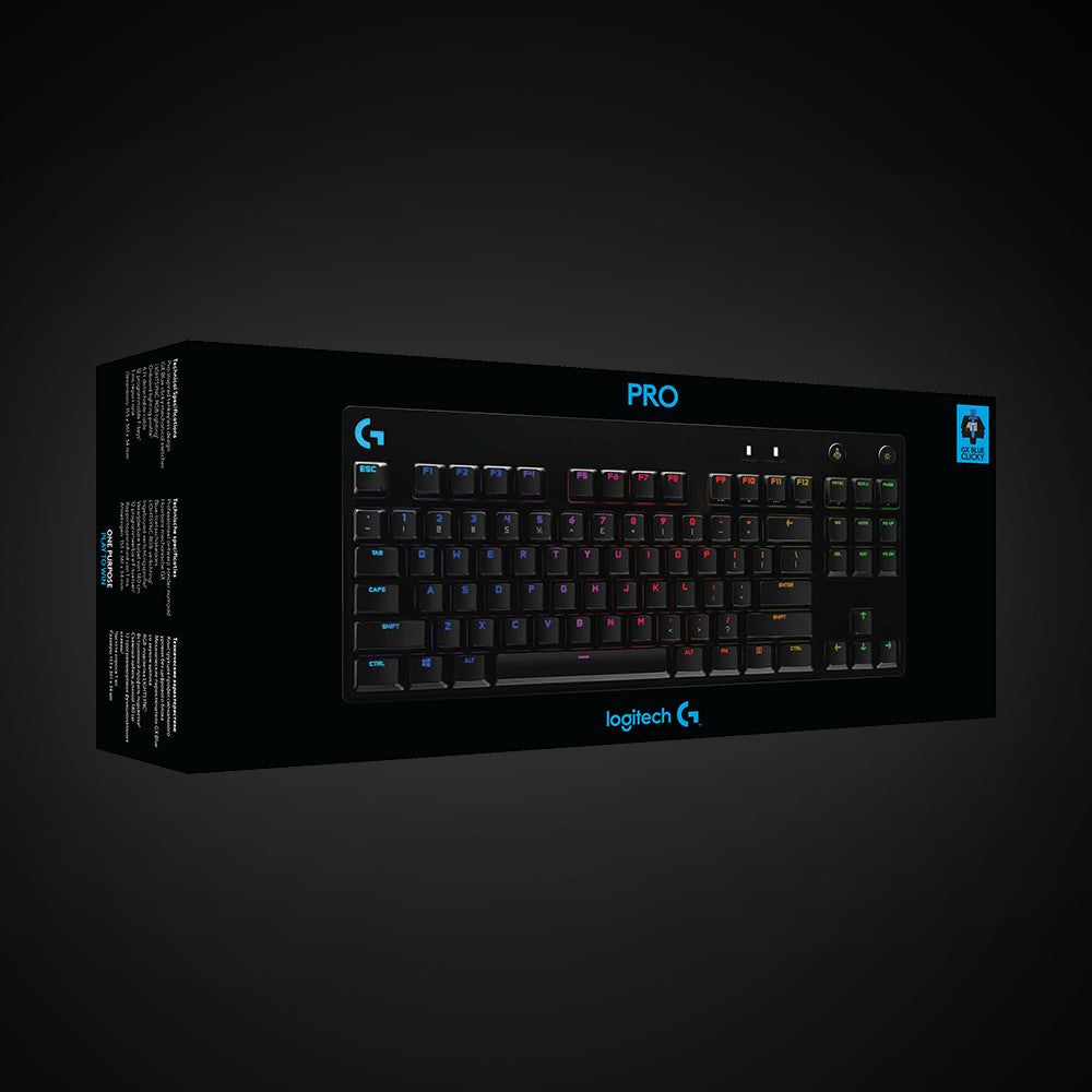 Logitech Gaming Pro USB Qwertz GX Blue Mechanical kabelgebunden Black