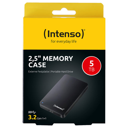 2,5 5TB Intenso Memory Case USB 3.0-3.2 Gen1 (3.1 Gen 1) black