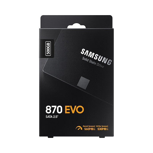 2.5" 500GB Samsung 870 EVO retail