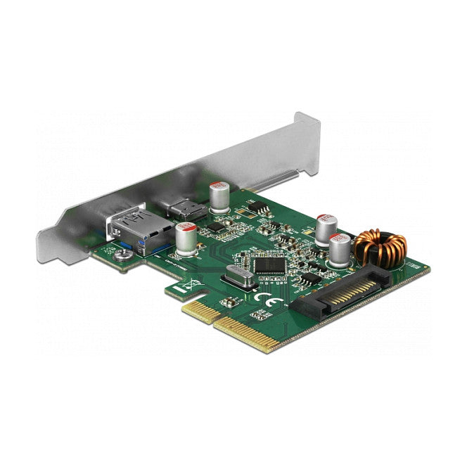 PCI Express x4 Karte zu 1 x extern USB Type-C™ Buchse + 1 x extern USB Typ-A Buchse SuperSpeed USB 10 Gbps