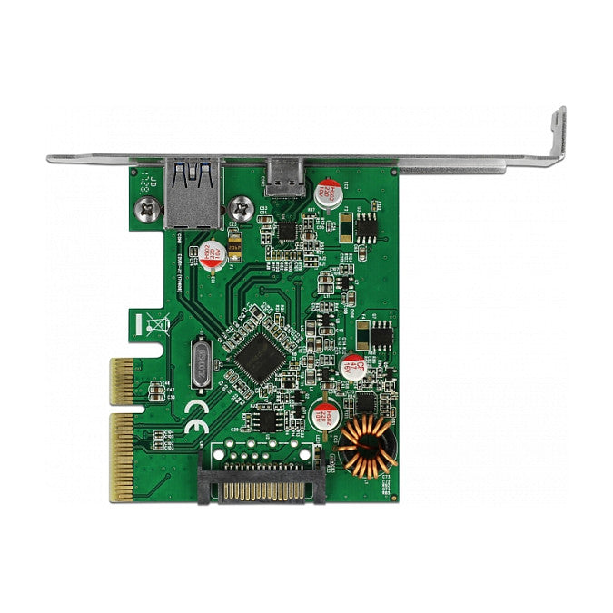 PCI Express x4 Karte zu 1 x extern USB Type-C™ Buchse + 1 x extern USB Typ-A Buchse SuperSpeed USB 10 Gbps