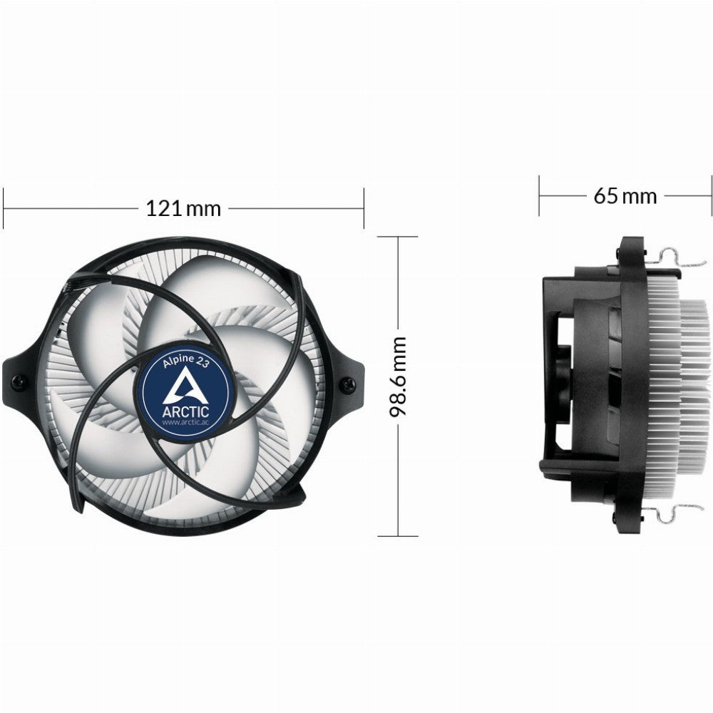 K Cooler AMD Arctic Alpine 23 |AM4, AM5
