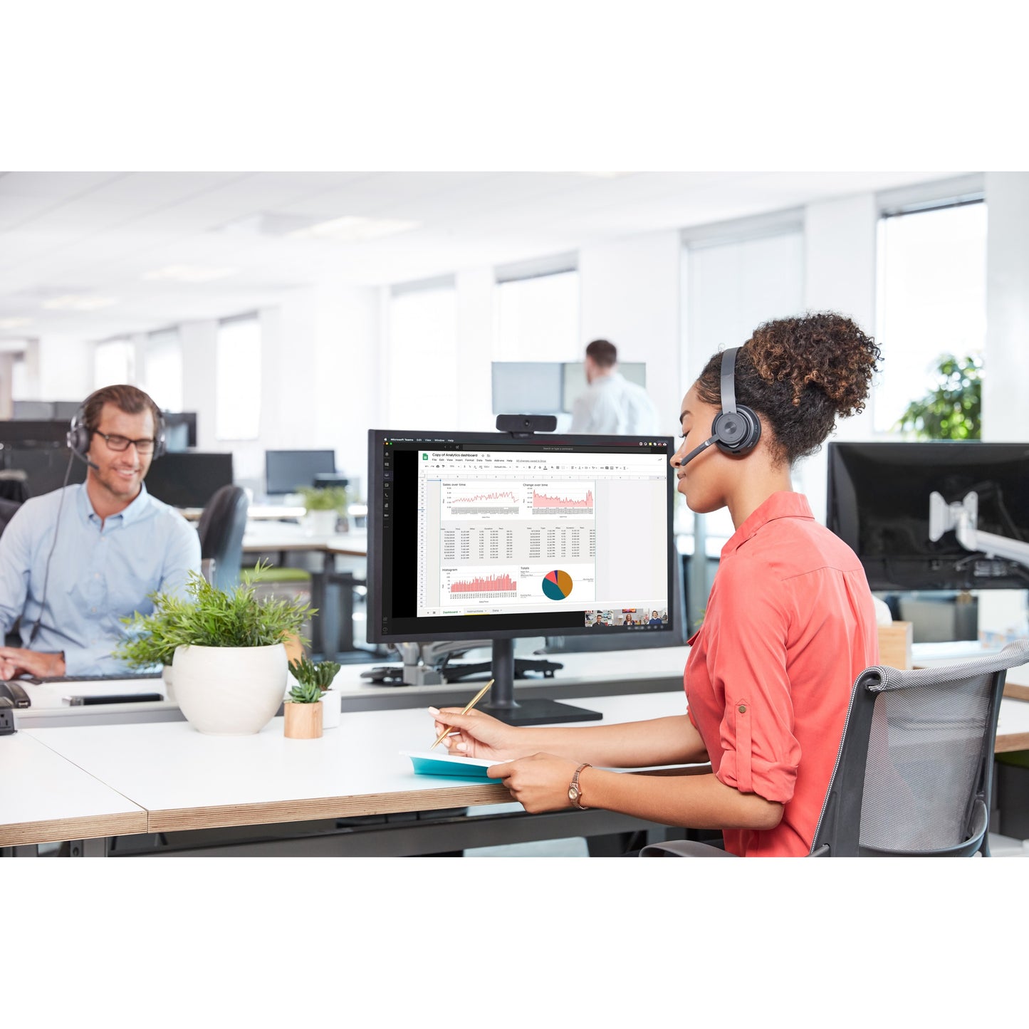 Logitech Headset USB Zone Wireless MS