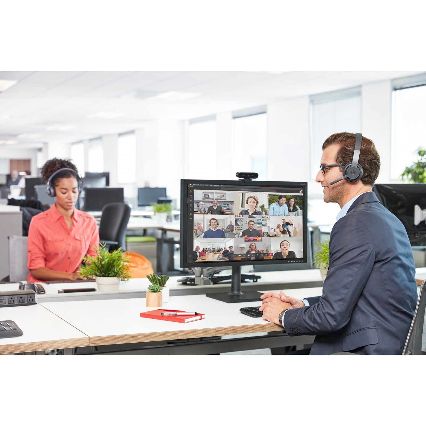 Logitech Headset USB Zone Wireless MS