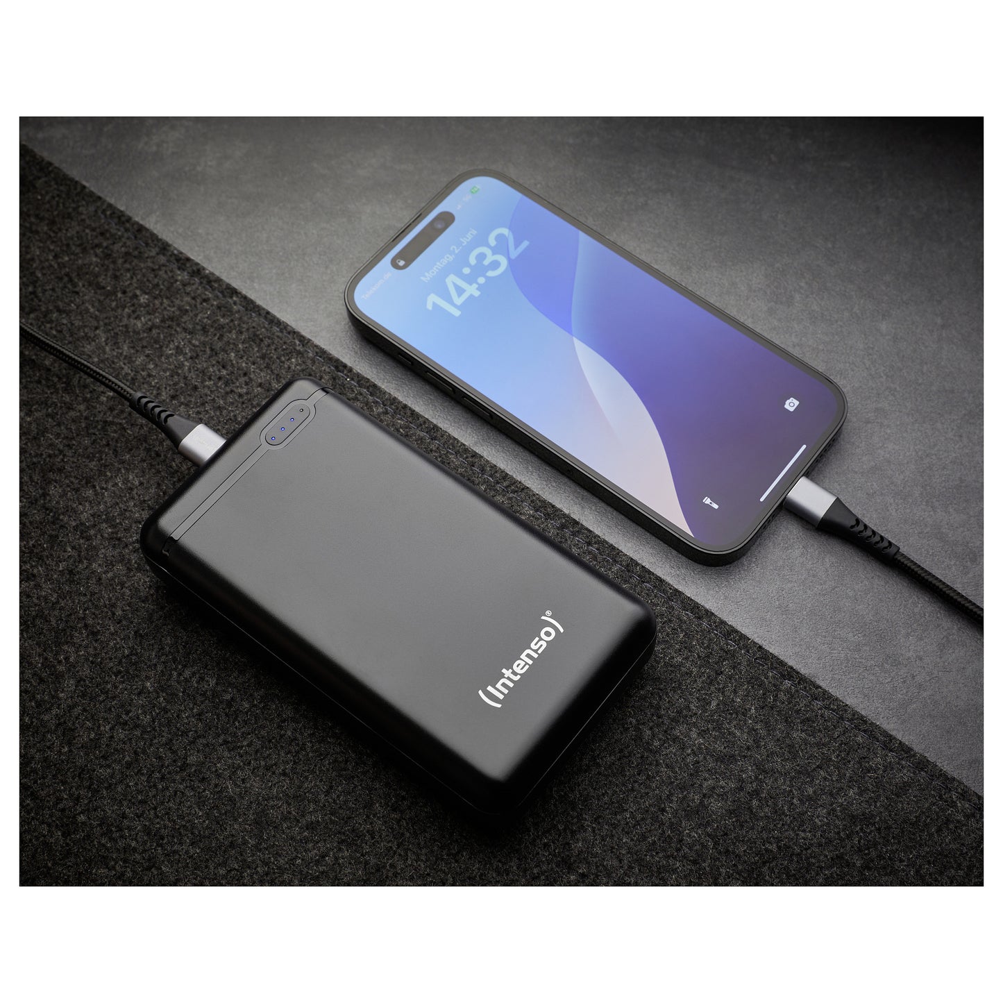Intenso XS20000 - Powerbank - 20000 mAh - 3.1 A - 2 Ausgabeanschlussstellen (USB, USB-C)
