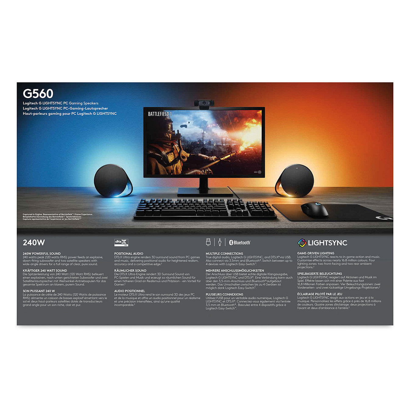 Logitech G560 2.1 Bluetooth/USB