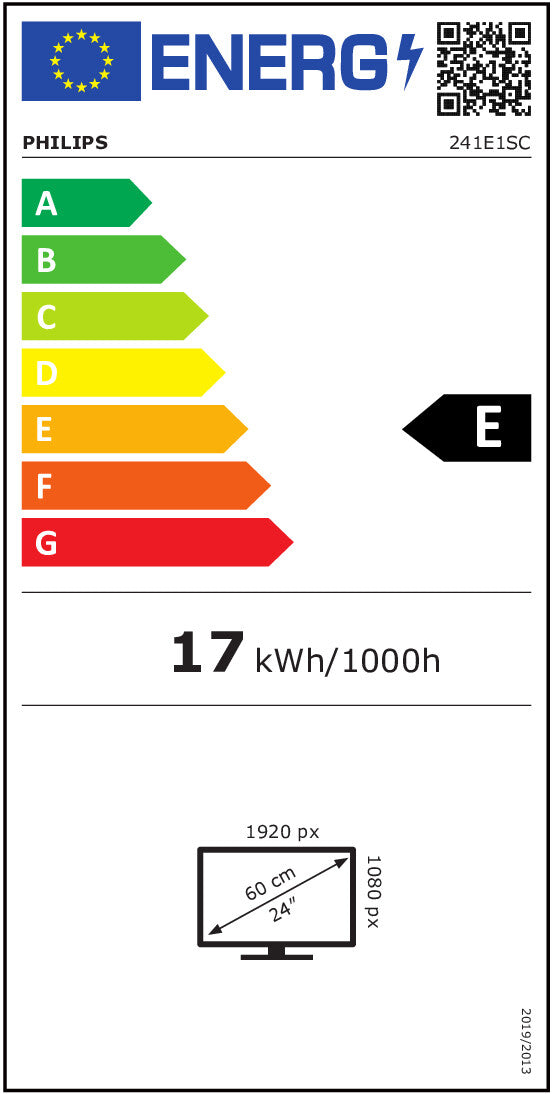 Philips 59.9cm (23.6") 241E1SC 16:09 HDMI VA