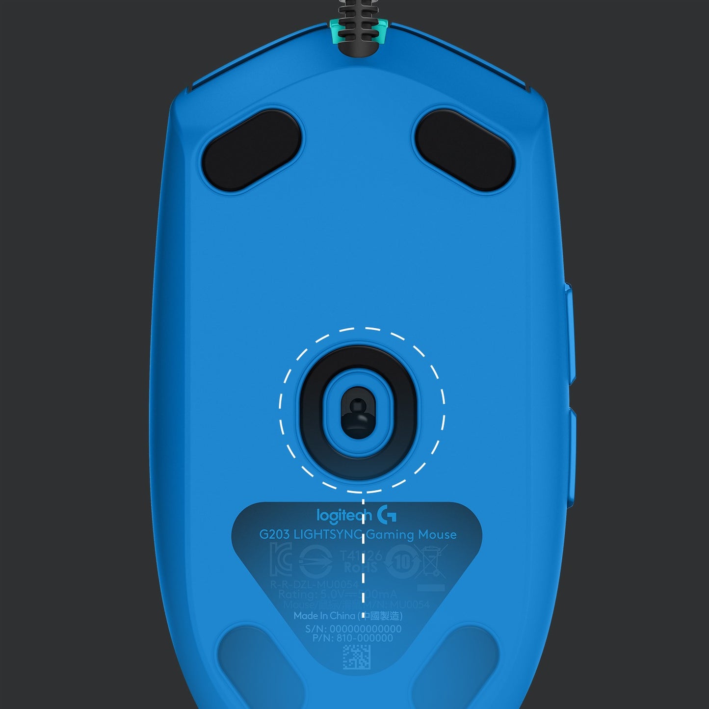 Logitech G203 LIGHTSYNC Gaming Mouse blue