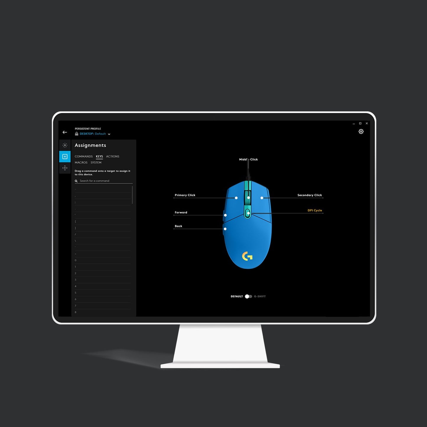 Logitech G203 LIGHTSYNC Gaming Mouse blue