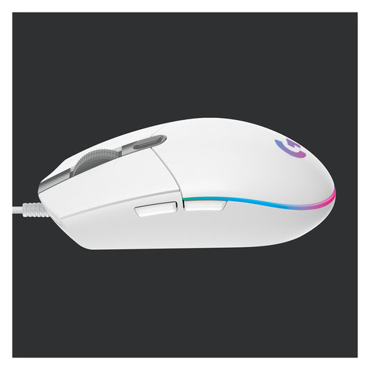 Logitech G203 Lightsync Gaming Mouse white