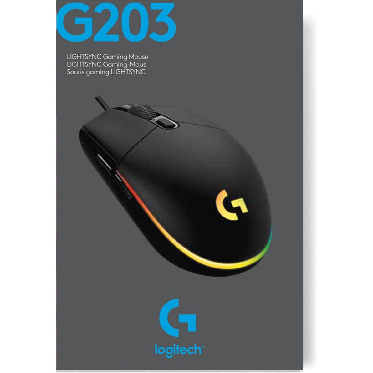 Logitech G203 LIGHTSYNC Gaming Mouse white