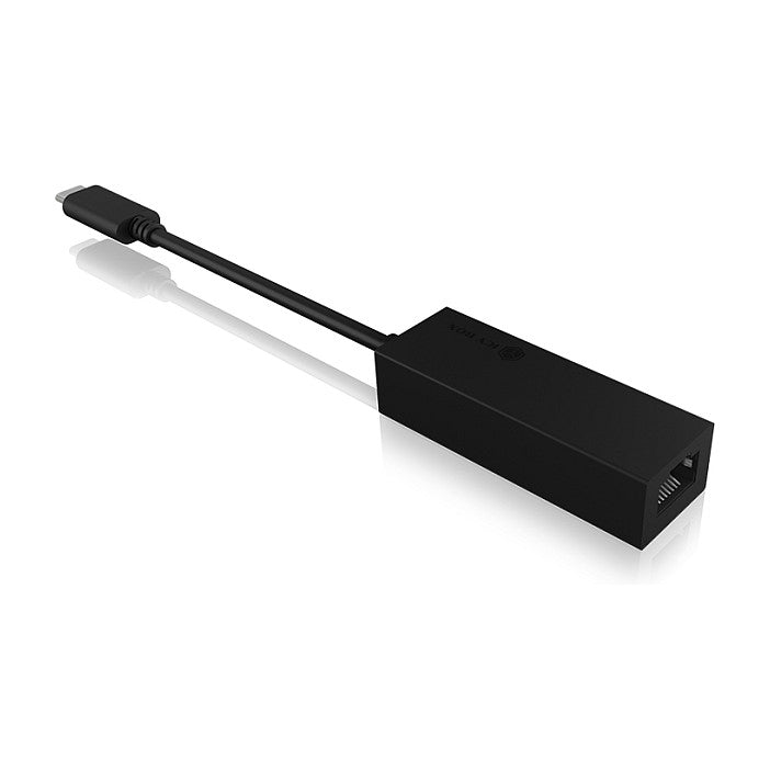 ICY BOX IB-LAN100-C3 USB-C > Gigabit LAN (ST-BU) Adapter Schwarz